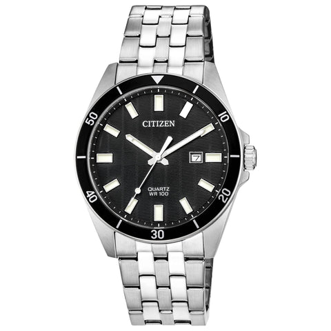 Citizen Quartz Mens Watch, Stainless Steel, Classic, Silver-Tone (Model: BI5050-54E) Citizen