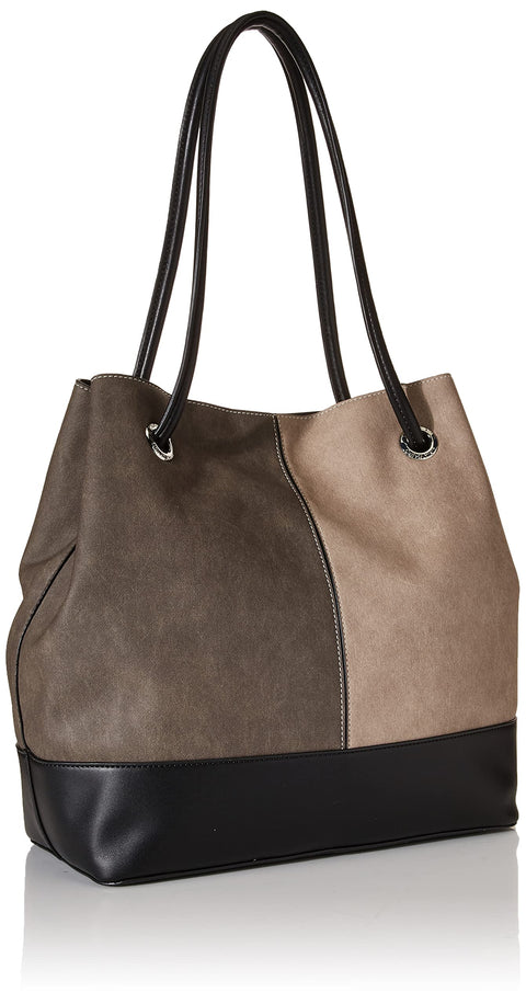 Calvin Klein Gabrianna Novelty North/South Key Item Tote, Grey Combo Calvin Klein