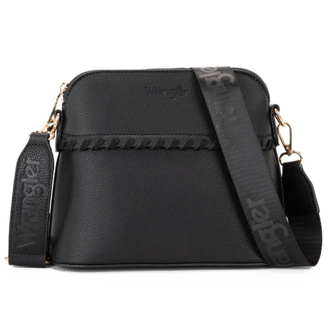 Wrangler 3Pcs Purses for Women Tote Bag Crossbody Handbag Sets with Strap WG3-8321BK Wrangler
