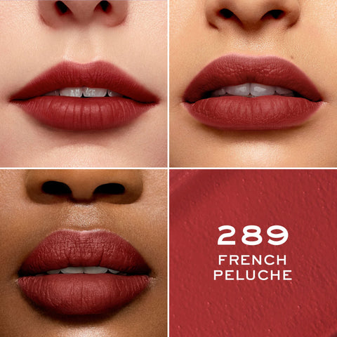 Lancôme L'Absolu Rouge Intimatte Hydrating Matte Lipstick - Buildable & Lightweight Formula with a Soft Matte Finish - Up To 12HR Comfort- 289 French Peluche: warm spiced cinnamon Lancôme