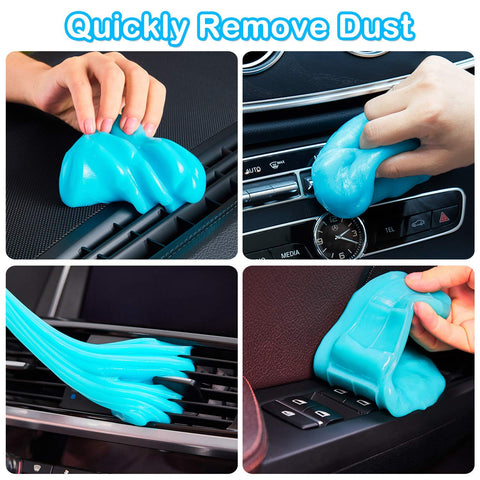 PULIDIKI Car Cleaning Gel Car Clean Putty, Universal Car Interior Cleaner Slime, Perfect Cleaning Kit Supplies, Auto Detailing Tools Accessories, Dust Remover Gifts for Men Women PULIDIKI