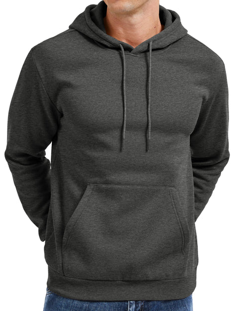 MAGCOMSEN Men's Fashion Hoodies Sweatshirts Fleece Lined Hoody Pullover Winter Thermal Hooded Sweatshirt Cotton Warm Hoodie Dark Grey 2XL