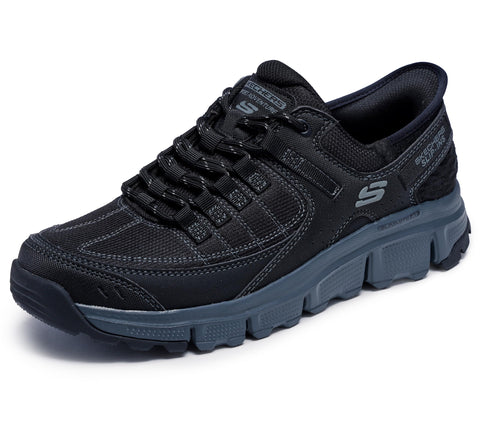 Skechers Men's Summits at Hands Free Slip-in Sneaker,Black/Charcoal,10W