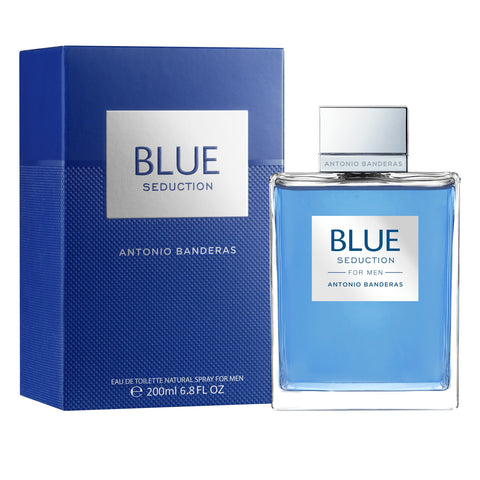 Antonio Banderas Perfumes - Blue Seduction - Eau de toilette for Men - Long Lasting - Fresh and Casual Fragance - Ideal for Day Wear - 6.7 Fl. Oz BANDERAS