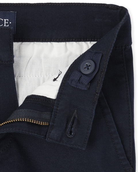 The Children's Place Boys Stretch Skinny Chino Pants,New Navy 2 Pack,6
