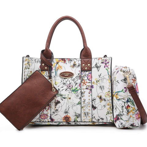Dasein Women's Soft Vegan Leather Tote Bag Large Handbags Purses Work Shoulder Bag Satchel For Ladies Dasein