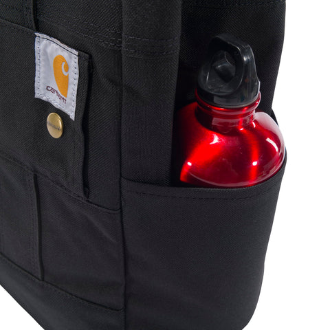 Carhartt Horizontal Zip Tote, Durable Water-Resistant Tote Bag with Zipper Closure, Black