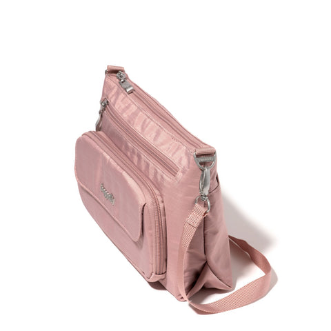 Baggallini Original Everyday Bag - Crossbody Bag for Women with Built-in RFID Wallet - Travel Bag Small Crossbody Baggallini