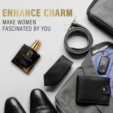 ALFREVER Pheromone Cologne for Men, Long-Lasting Attraction Pheromone Perfume with Unique Scent, Enhances Confidence & Charisma, 50ml