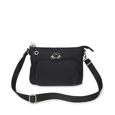 Baggallini Womens Anti-theft Memento Crossbody Bag Cross Body, Black, One Size US Baggallini