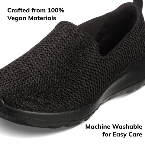 Skechers Women's Go Walk Joy Sneaker-5Gen Cushioning, Air-Cooled GOGA Mat, Breathable Mesh Upper Sneaker, Black, 8.5