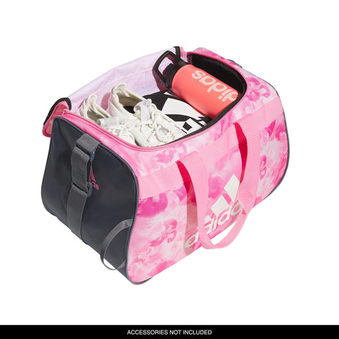 adidas Diablo Small Duffel Bag, Essential Floral Bliss Pink/Off White/Onix Grey, One Size adidas