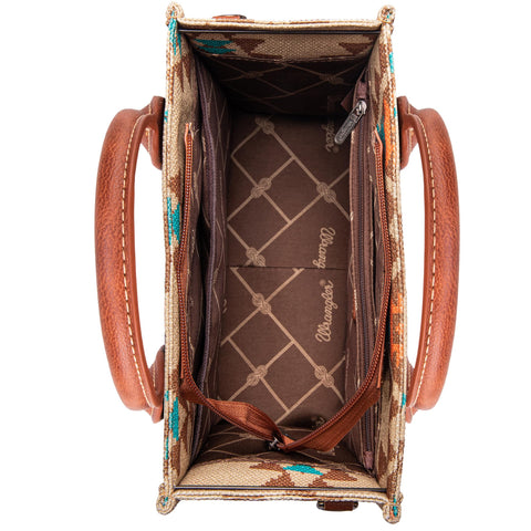 Wrangler Purse for Women Boho Aztec Tote Bag Hobo Shoulder Top Handle Handbags with Wide Guitar Strap christmas gift fall collection XY7 WG2203-8120STN Montana West
