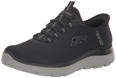 Skechers Men's Summits Hight Range Slip-in Sneaker Black/Charcoal