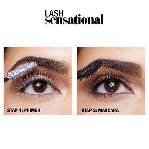 Maybelline Lash Sensational Washable Mascara, Lengthening and Volumizing for a Full Fan Effect, Very Black, 1 Count