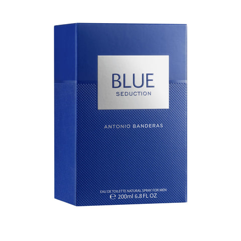 Antonio Banderas Perfumes - Blue Seduction - Eau de toilette for Men - Long Lasting - Fresh and Casual Fragance - Ideal for Day Wear - 6.7 Fl. Oz BANDERAS