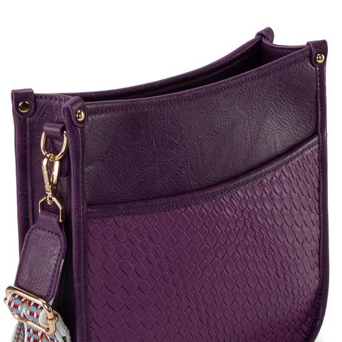 Montana West Crossbody Bags for Women Leather Hobo Cross Body Boho Purses Shoulder Bucket Handbags with Adjustable Strap,MWC-178BPP Montana West