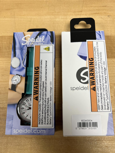 Speidel Original Scrub Watch™ for Nurses, Medical Professionals, Mens and Womens Watch with Second Hand Nursing, Nurse Watches for Women Men, Waterproof 12 and 24 hr Time - Teal