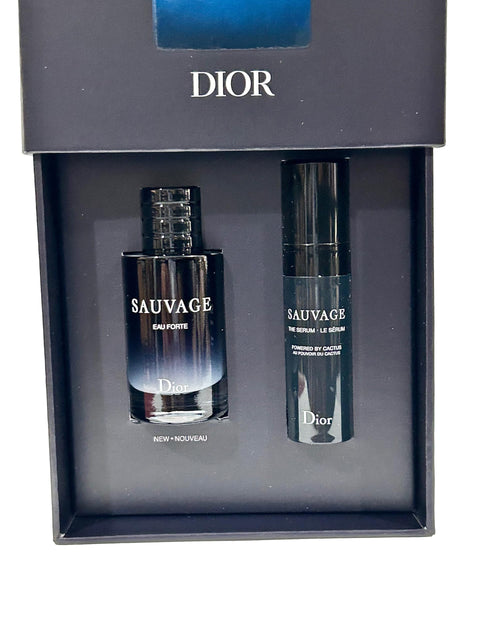Dior Sauvage EAU Forte Parfum Men MINI Sample Perfume and Serum Gift Set