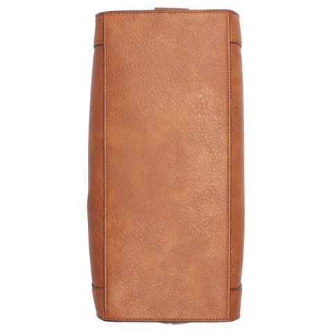 Calvin Klein Reyna Novelty Triple Compartment Shoulder Bag, Caramel Mix,One Size Calvin Klein