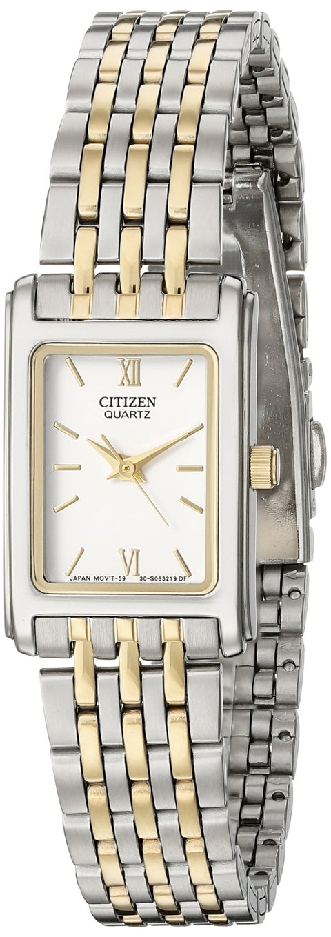 Citizen Quartz Womens Watch, Stainless Steel, Classic, Two-Tone (Model: EJ5854-56A) Citizen