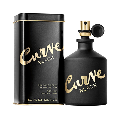 Curve Black For Men, Cologne Spray with Casual Day or Night Scent, 4.2 oz