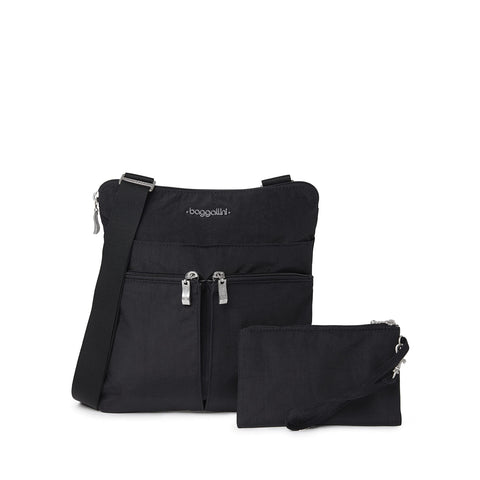 Baggallini Women's Horizon Crossbody, Black Baggallini