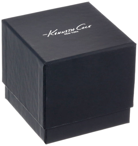 Kenneth Cole New York Men's Quartz Stainless Steel Case Leather Strap Black,(Model:KC8016) Kenneth Cole