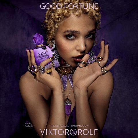 Viktor&Rolf - Good Fortune Eau de Parfum - Floral Women's Perfume Gift Set - With Notes of Jasmine & Vanilla - Full Size, 3 Fl Oz & Travel Size, 0.3 Fl Oz Viktor&Rolf