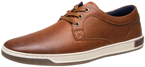 Jousen Men's Casual Shoes Memory Foam Mens Fashion Sneakers Business Dress Sneaker (A81Q06 Brown 10.5)