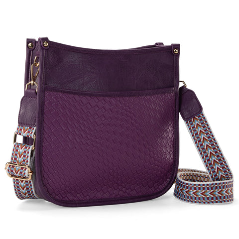 Montana West Crossbody Bags for Women Leather Hobo Cross Body Boho Purses Shoulder Bucket Handbags with Adjustable Strap,MWC-178BPP Montana West