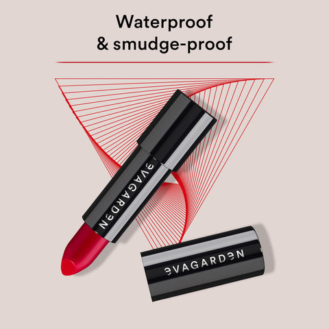 EVAGARDEN Classy Lipstick - Formulated with Natural Oils - Envelopes Your Skin with Satin Effect - Light, Pigmented Blend Gives Full Coverage and Chic Finish Instantly - 611 Tango Red - 0.1 oz EVAGARDEN