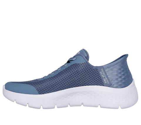 Skechers Women's Go Walk Flex Hands Free Slip-Ins - Grand Entry Sneaker, Blue, 6.5 US