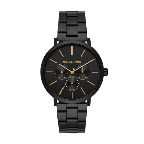 Michael Kors Men's Blake Multifunction Black-Tone Stainless Steel Watch MK8703 Michael Kors