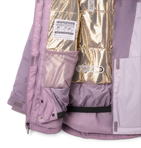 Columbia Youth Mighty Mogul III Jacket, Lavender Pearl/Shale Purple, Medium