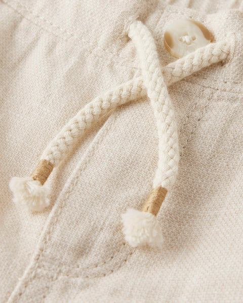Gymboree,and Toddler Drawstring Linen Pants,Bisquit,4T