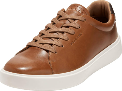 Cole Haan Mens Grand Crosscourt Traveler Sneaker, British Tan/Dark Chocolate/Egret, 10-M US