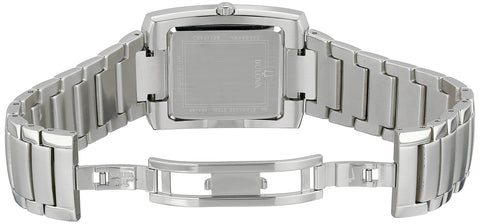 Bulova Men's Classic Rectangle 2-Hand Quartz Watch Style: 96A169 Bulova