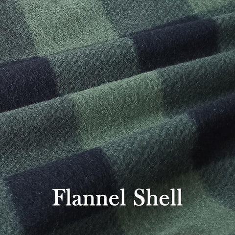 Genafy Mens Green Sherpa Lined Hoodie, Fleece Plaid Sweatshirt Full Zip Work Hoodies for Men Flannel Oversized Winter Heavyweight Men's Warm Fashion Thermal Hooded 5XL
