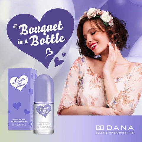 Dana Love's Love's Baby Soft, Love's Soft Jasmin, Bundle Perfumes For Women, (1.5 fl oz) Dana