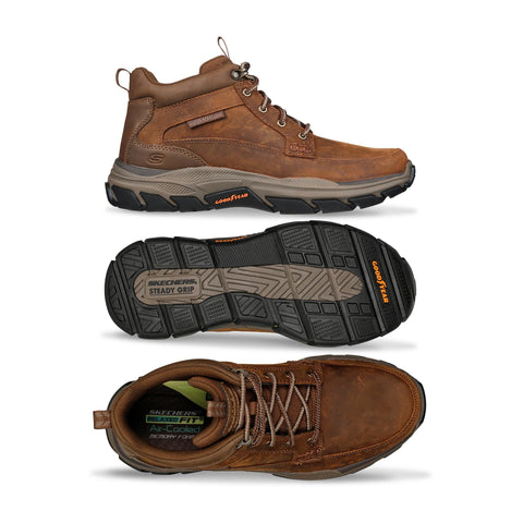 Skechers Men's 204454 Ankle Boot, Cdb, 9.5 X-Wide