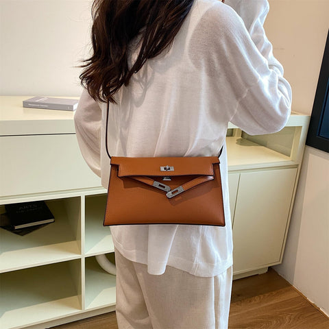 ONE2MAY Women Handbags Shoulder Bag Clutch Purse Shoulder Purse for Women Trendy Small Handbags (Brown) ONE2MAY