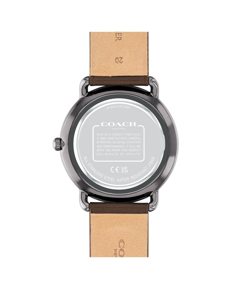 Coach Elliot Men's Watch | Contemporary Minimalism with Distinctive Artistry | A True Classic Designed for Every Occasion | Water Resistant (Model 14602647) Coach
