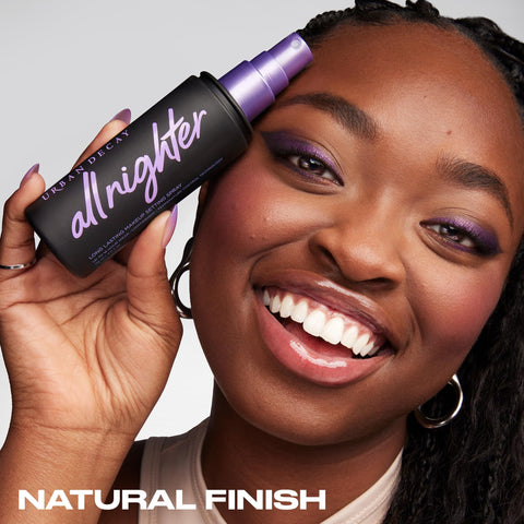 Urban Decay All Nighter Waterproof Makeup Setting Spray (Full Size) - Natural Finish, Smudge-Proof, Transfer-Resistant, Up to 16HR Wear, Cools Skin Temperature, Fine Mist, Controls Shine - 4 Fl Oz URBAN DECAY