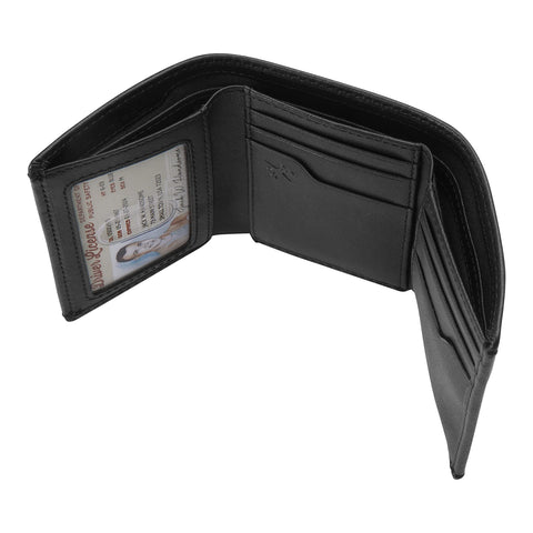 House of Jack Co. Eastwood Mens TRIFOLD Wallet | RFID Blocking Mens Leather Wallet | Double Bill Compartment | Nappa Full Grain Leather House of Jack Co.