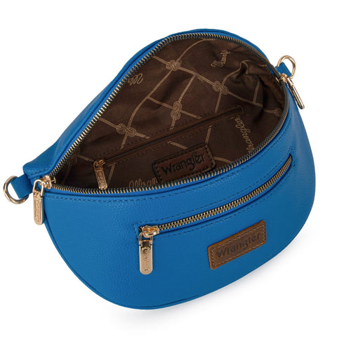 Wrangler Fanny Packs for Women Crossbody Sling Bag Waist Bag with Card Holder Wrangler