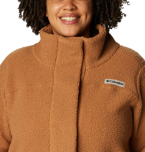 Columbia Women's Panorama Long Jacket, Camel Brown, Medium