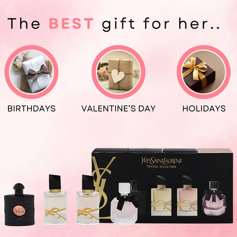 YVES SAINT LAURENT YSL Perfume Miniatures Travel Set for Women YVES SAINT LAURENT