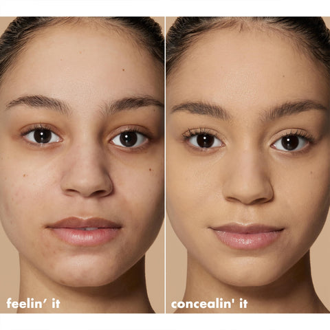 e.l.f. Hydrating Camo Concealer, Covers Blemishes & Under-Eye Circles, Full-Coverage & Delivers A Satin Finish, Vegan & Cruelty-Free, Light Sand e.l.f.