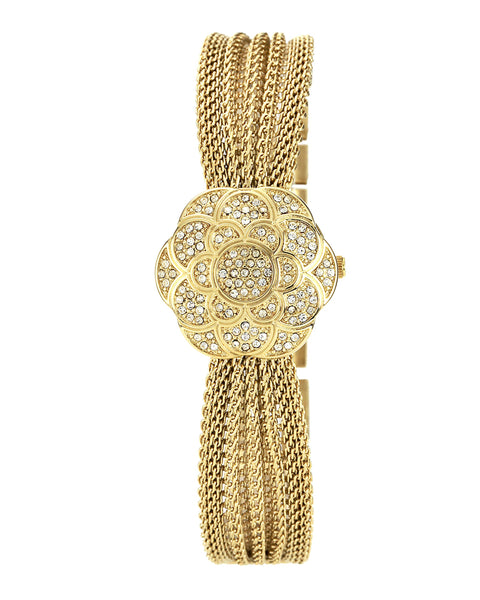 Anne Klein Women's AK/1046CHCV Premium Crystal-Accented Watch Anne Klein